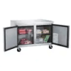 60 in. W 15.5 cu. ft. 2-Door Commercial Upright Undercounter Refrigerator