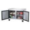 60 in. W 15.5 cu. ft. 2-Door Commercial Upright Undercounter Refrigerator
