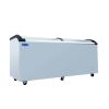 71" Glass Top Display Island Freezer Supermarket Cooler Market Grocery Island Merchandiser 545L Sliding Glass Door Horizontal Showcase Freezer