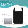 Resealable Plastic Bags 13 x 15.7 Pack of 500 Plastic Jewelry Bags; Durable Poly Zipper Bags with 2.7 Mil Thickness; Clear Zip Bags for Small Business
