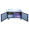 2 Door Commercial Undercounter Refrigerator made by stainless steel 48.125 in. W 12.2 cu.ft.