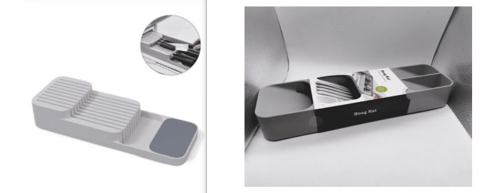 Drawer Storage Box (Option: Grey set)