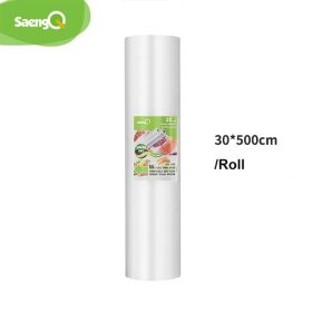 saengQ vacuum bags for food Vacuum Sealer Food Fresh Long Keeping 12+15+20+25+30cm*500cm Rolls/Lot bags for vacuum packer (size: 30*500cm)